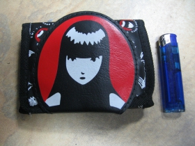 Rock Girl,  hrubá pevná plastikovo-textilná peňaženka